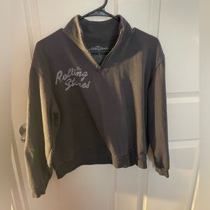 Rolling Stones quarter zip